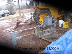 10 Ton Wood Splitter $2,000 B