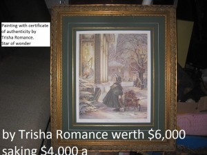 By Trisha Romance Worth $6,000 Saking $4,000 A